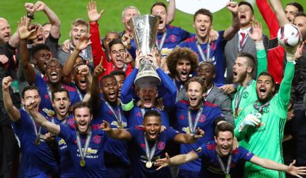 PHOTOS: Manchester United outclass Ajax to win Europa League on emotional night