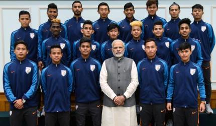 'Huge responsibility on your shoulders,' PM Modi tells U-17 team