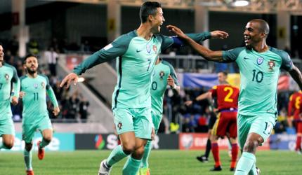 PHOTOS: Substitute Ronaldo rescues Portugal; France in control