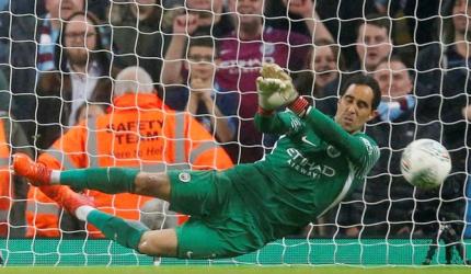 League Cup PICS: Manchester City scrape past Wolves in shoot-out