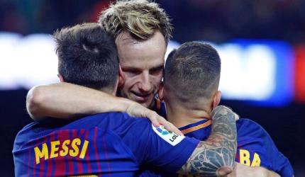 La Liga: Messi treble stretches Barca lead over Real