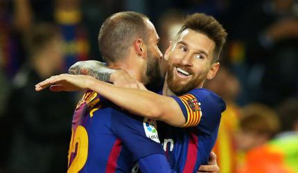 PIX: Four-star Messi makes it a night to remember as Barca rout Eibar