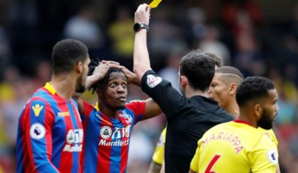 EPL: Zaha denied penalty shouts as Watford and Palace share point