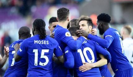 Fabregas keeps Chelsea in hunt for Champions League places