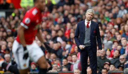 EPL: Fellaini header condemns Wenger to Old Trafford defeat