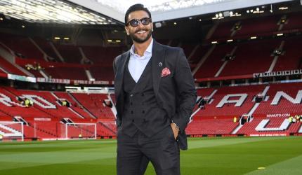SPOTTED! Ranveer Singh at Old Trafford