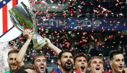 PIX: Atletico take sweet revenge on Real to lift Super Cup
