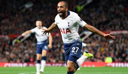 PHOTOS: Spurs crush Manchester United at Old Trafford