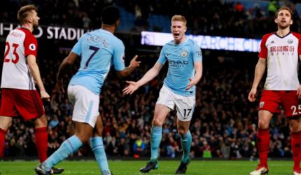 EPL PIX: Man City win to go 15 points clear as United suffer