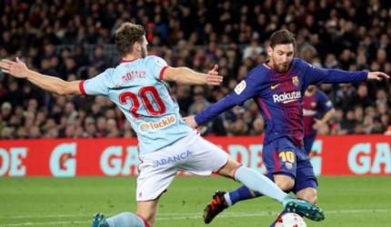 King's Cup: Messi double helps Barca reach quarters