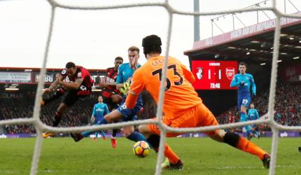 EPL PHOTOS: Bournemouth rally to beat lacklustre Arsenal