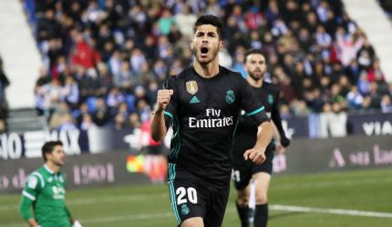 King's Cup: Asensio lifts stuttering Real Madrid at Leganes