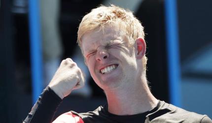 Andy who? Briton Edmund reaches first Grand Slam quarters