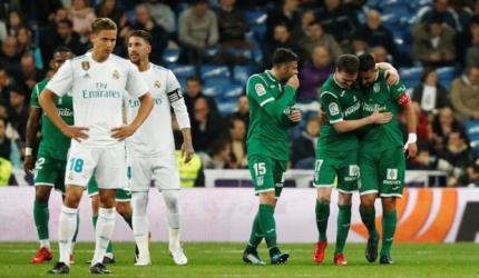 Real Madrid humbled by Leganes in King's Cup