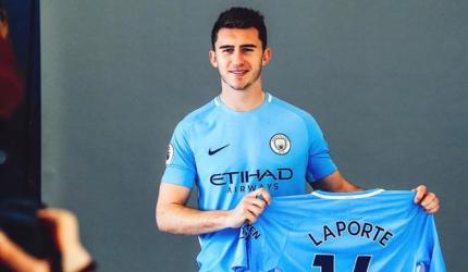 Transfers: City sign Laporte for club-record fee; Giroud joins Chelsea
