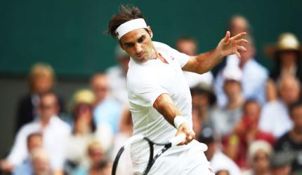 PHOTOS: Federer delivers shot-making masterclass to reach round three