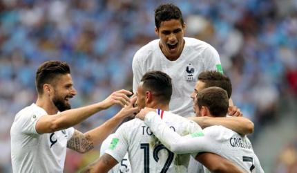 WC PHOTOS: Griezmann inspires France past punchless Uruguay