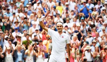 Wimbledon PIX: Federer, Serena roll into quarters; Pliskova knocked out