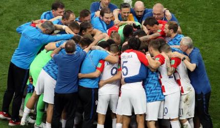 PHOTOS: Croatia fly flag for the little guys