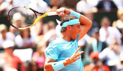 French Open PIX: Nadal crushes Gasquet; Sharapova sets up Serena clash