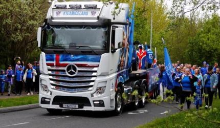 Iceland fired up for World Cup thunderclap