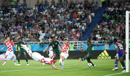 World Cup PICS: Croatia beat Nigeria after Etebo own goal