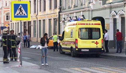 Taxi ploughs into Moscow crowd including soccer fans, eight hurt