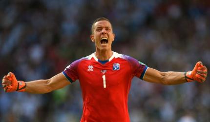 How Iceland's 'zombie film' keeper outfoxed Messi