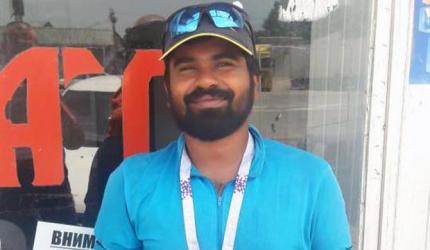 Kerala man cycles 4000km to Russia to watch World Cup