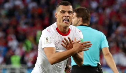 Switzerland downplay political talk before Serbia tie