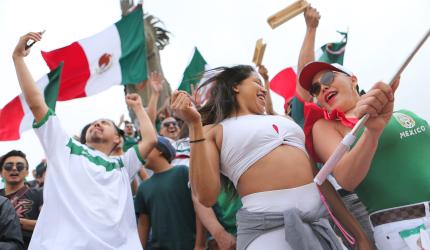 World Cup diary: Mexico fans wave gay pride flags in victory