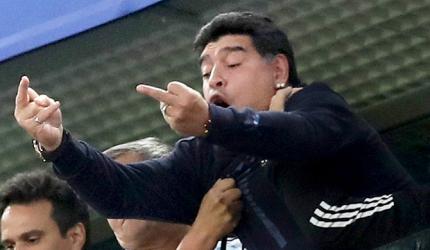 Maradona hospitalised after watching intense Argentina victory