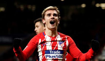 Football Briefs: Red-hot Griezmann bags four as Atletico rout Leganes