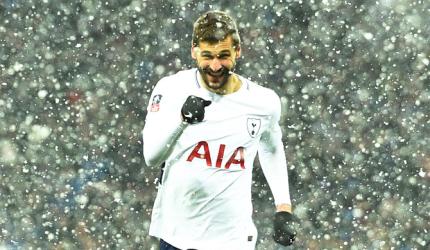 FA Cup: Llorente treble fires Spurs after more VAR chaos