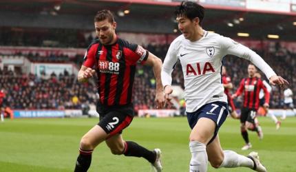 EPL: Spurs rally to beat Bournemouth but Kane suffers injury