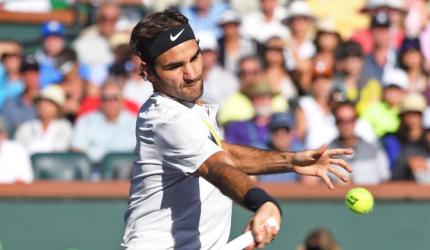Indian Wells PHOTOS: Federer fends off Chardy; Halep in semis