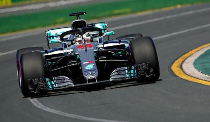 Hamilton fastest in practice but Red Bull, Ferrari in hunt