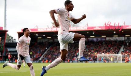 EPL: Rashford's late strike earns United win at Bournemouth