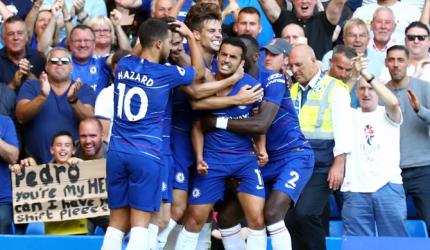 EPL PICS: Chelsea, Liverpool maintain winning run