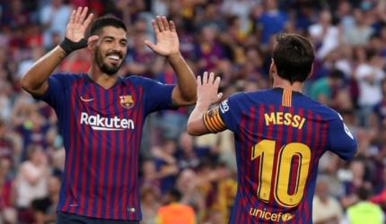 Messi and Suarez show no mercy as Barca humiliate Huesca