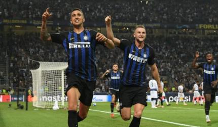 CL: Inter sink Tottenham; debutants Red Star hold Napoli 