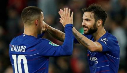 League Cup: Hazard ends Liverpool's 100 per cent start
