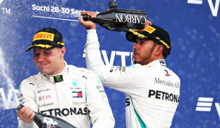 F1 PIX: Hamilton wins Russian GP to go 50 points clear