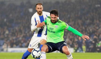 EPL round-up: Cardiff win 2-0 at Brighton