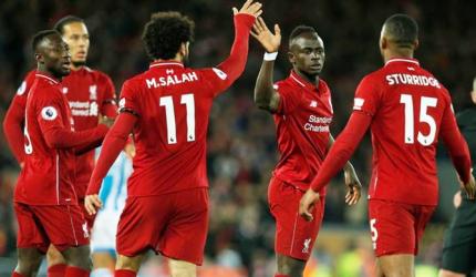 PHOTOS: Salah and Mane send Liverpool top