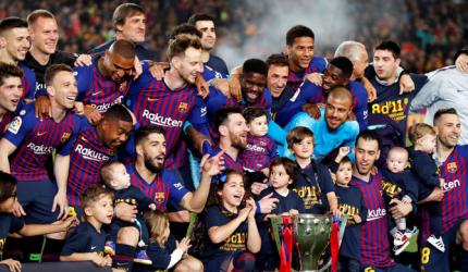 10th La Liga title for Messi; 8th for Barca in 11 yrs