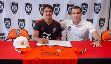 14 year old signed on by professional US soccer team
