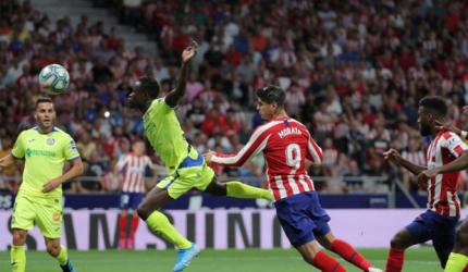 PIX: Atletico off to winning start; PSG leave out Neymar
