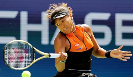 PHOTOS: Osaka survives; Rublev sends Tsitsipas packing