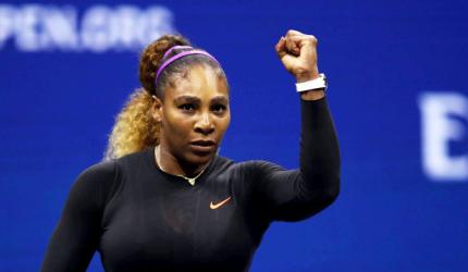 US Open PIX: Serena survives scare to reach Round 3